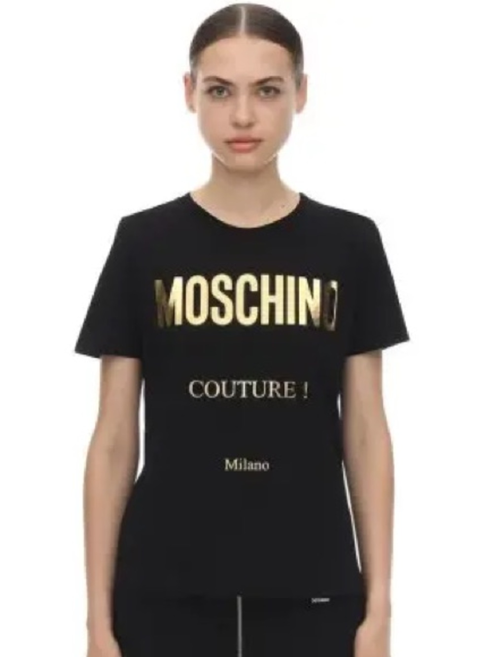 Moschino Couture Gold Logo T-Shirt - XS-S